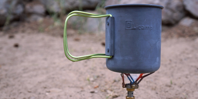 Ion Micro Titanium stove and Space Saver Mug by Olicamp - The Outdoor  Adventure